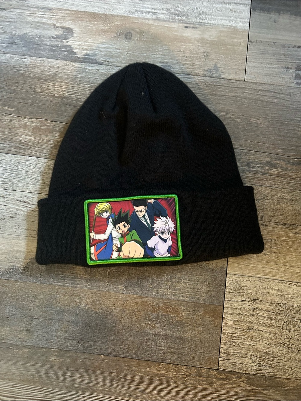 Hunter X Hunter Gon & Killua Besties Patch Beanie Anime Clean Manga